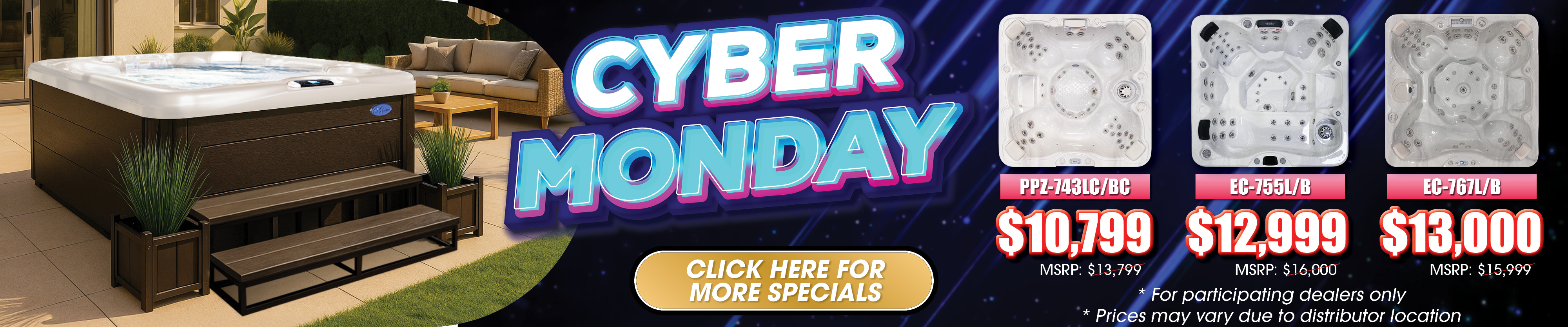 Calspas hot tub being used in a family setting - Fullerton