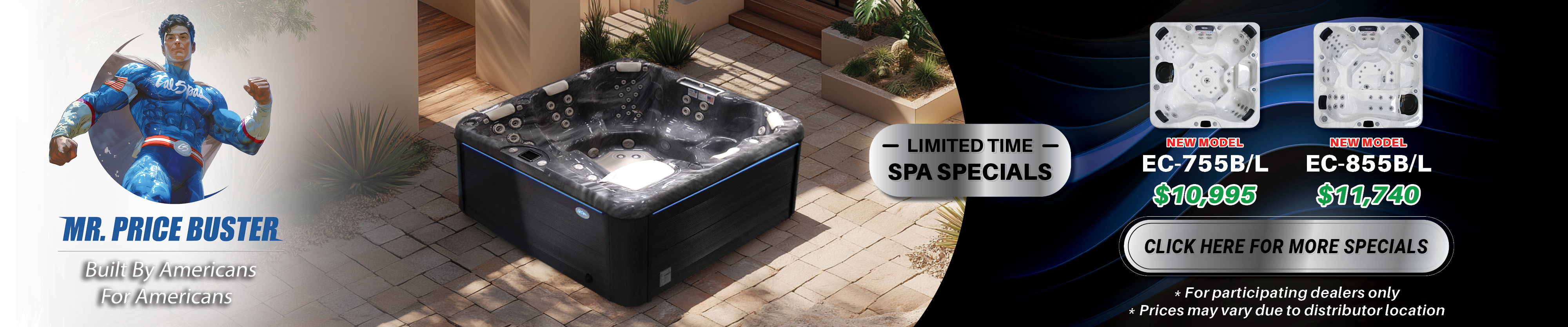 Calspas hot tub being used in a family setting - Fullerton